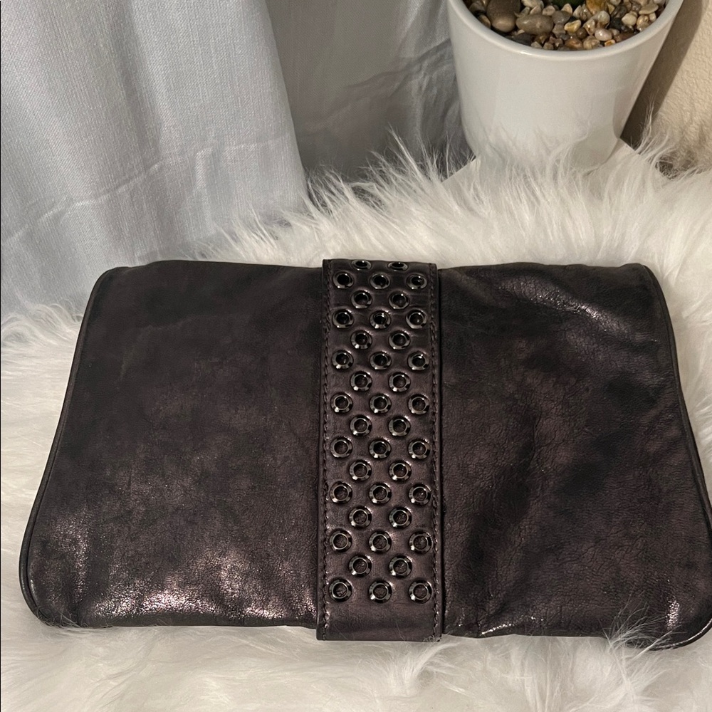 Michael Kors Shimmering Dark Clutch - Picture 2 of 6